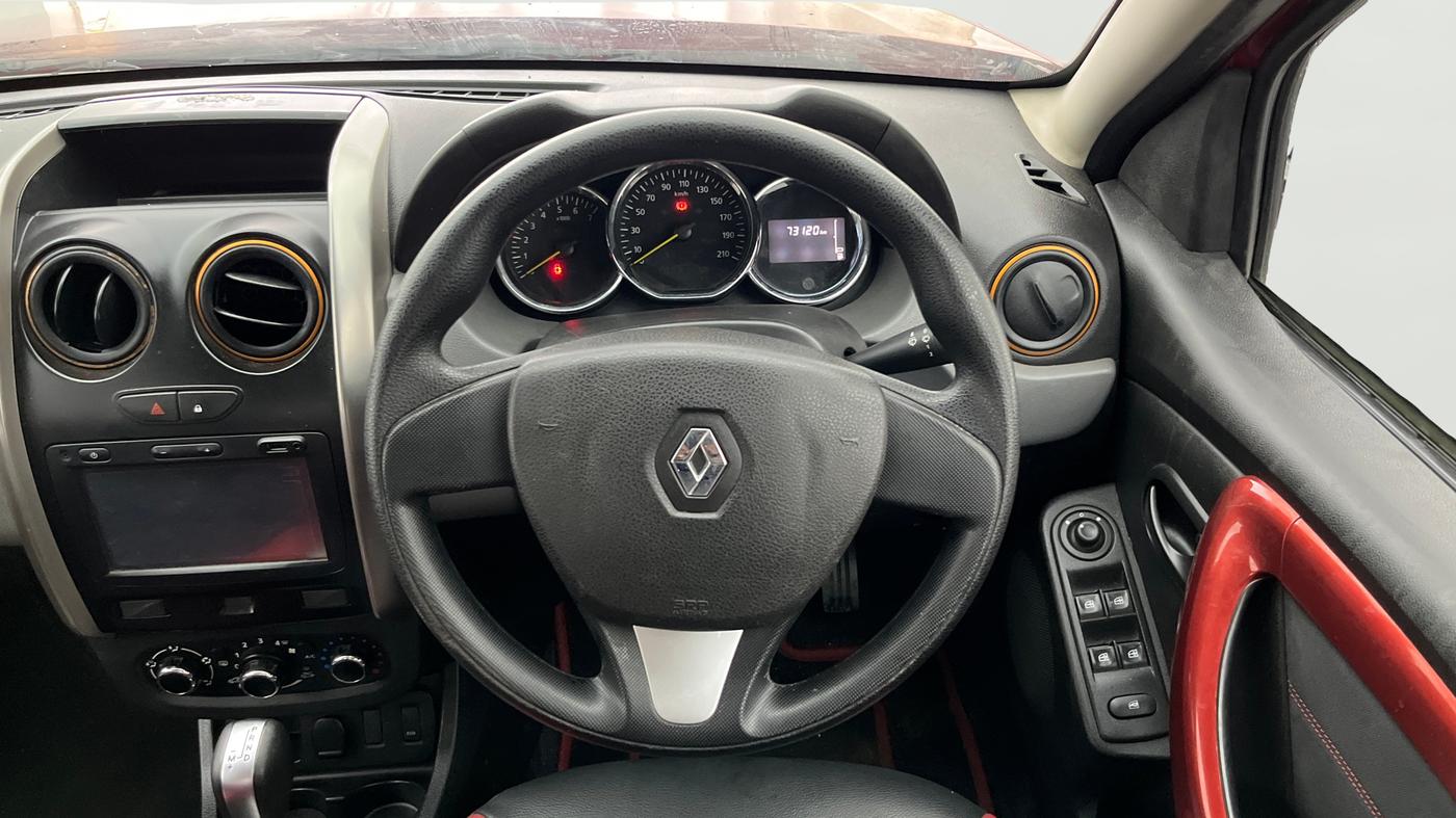 2018 Renault Duster RXS CVT, Petrol, Automatic, 73,108 km, Steering Wheel Close Up