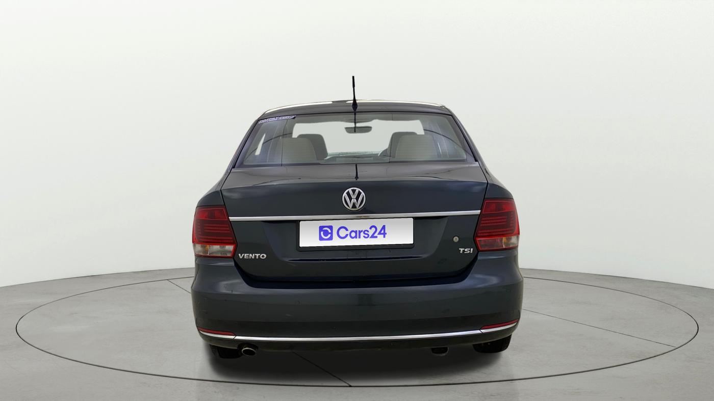2017 Volkswagen Vento 1.2 TSI HIGHLINE PLUS AT, Petrol, Automatic, 57,573 km, Back/Rear