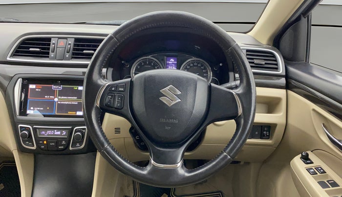 2017 Maruti Ciaz ALPHA 1.4 PETROL, Petrol, Manual, 54,264 km, Steering Wheel Close Up