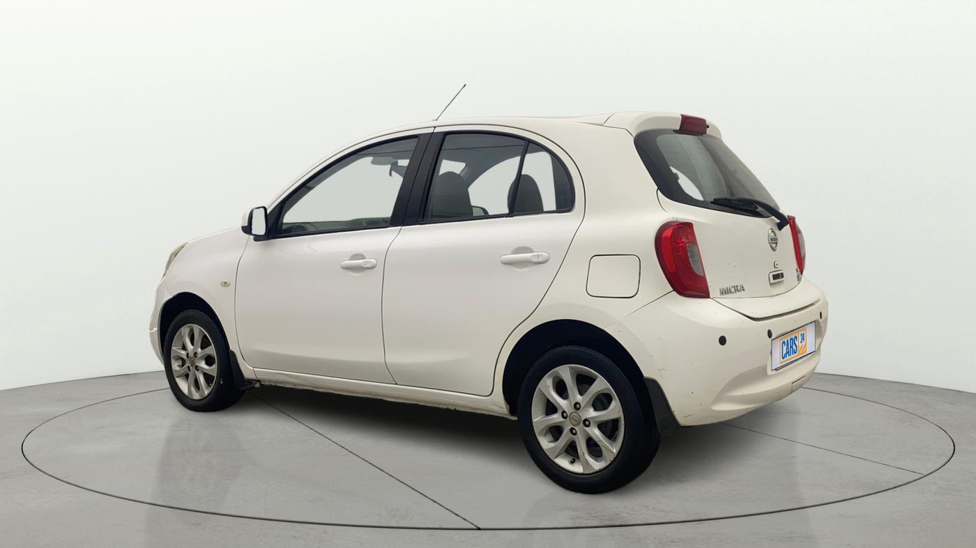 2014 Nissan Micra XV CVT, Petrol, Automatic, 1,02,607 km, Left Back Diagonal