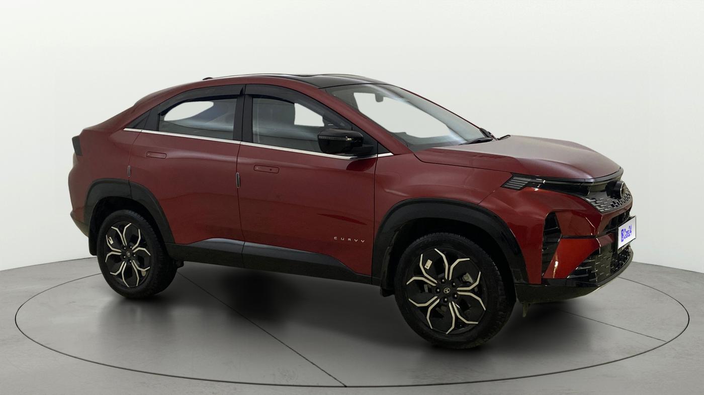 2025 Tata Curvv Accomplished S 1.2 Petrol 7DCA, Petrol, Automatic, 4,303 km, Right Front Diagonal