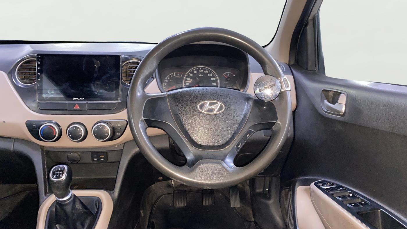 2014 Hyundai Grand i10 SPORTZ 1.2 KAPPA VTVT, Petrol, Manual, 94,018 km, Steering Wheel Close Up