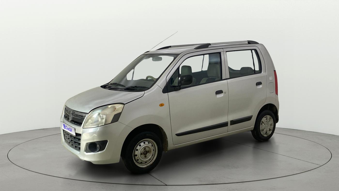 2014 Maruti Wagon R 1.0 LXI CNG, CNG, Manual, 62,970 km, Left Front Diagonal