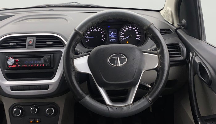 2017 Tata Tiago XM PETROL, Petrol, Manual, 1,04,640 km, Steering Wheel Close Up