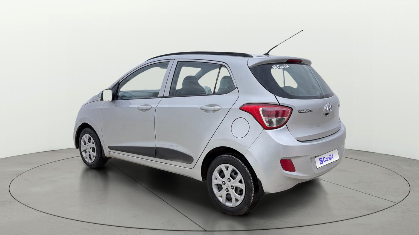 2016 Hyundai Grand i10 SPORTZ 1.2 KAPPA VTVT, Petrol, Manual, 51,598 km, Left Back Diagonal
