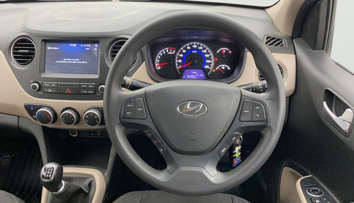 2018 Hyundai Grand i10 SPORTZ 1.2 KAPPA VTVT, Petrol, Manual, 26,306 km, Steering Wheel Close Up