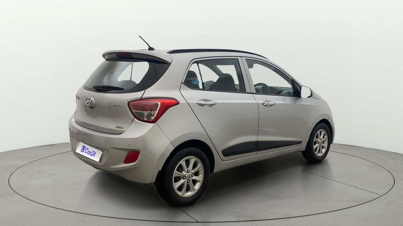 2014 Hyundai Grand i10 ASTA AT 1.2 KAPPA VTVT, Petrol, Automatic, 66,479 km, Right Back Diagonal