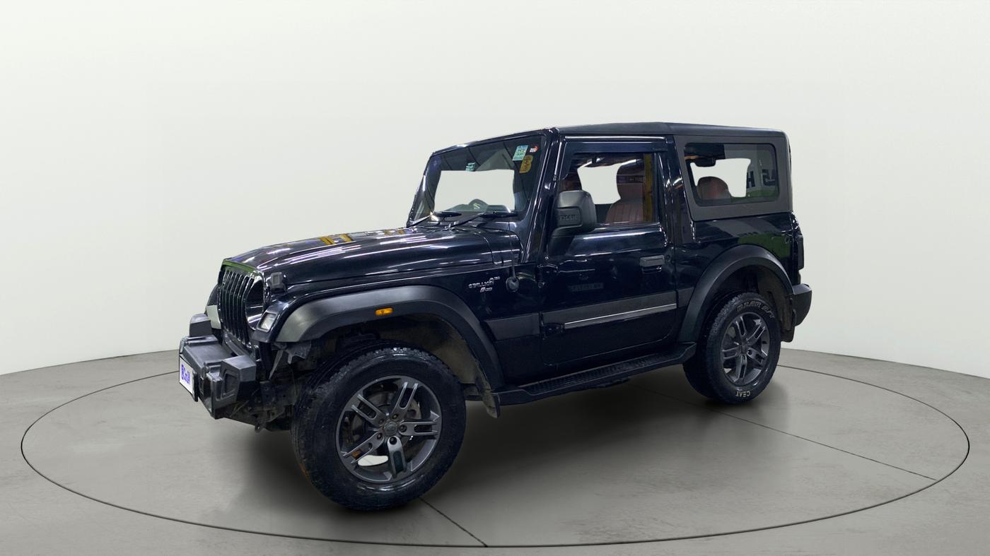 2022 Mahindra Thar LX PETROL HT 4WD AT, Petrol, Automatic, 66,474 km, Left Front Diagonal