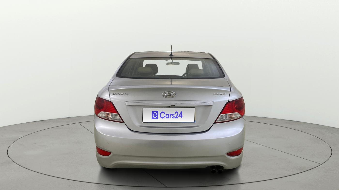 2013 Hyundai Verna FLUIDIC 1.6 VTVT SX AT, Petrol, Automatic, 52,115 km, Back/Rear