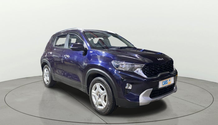 2022 KIA SONET HTK PLUS 1.0 IMT, Petrol, Manual, 15,487 km, Right Front Diagonal