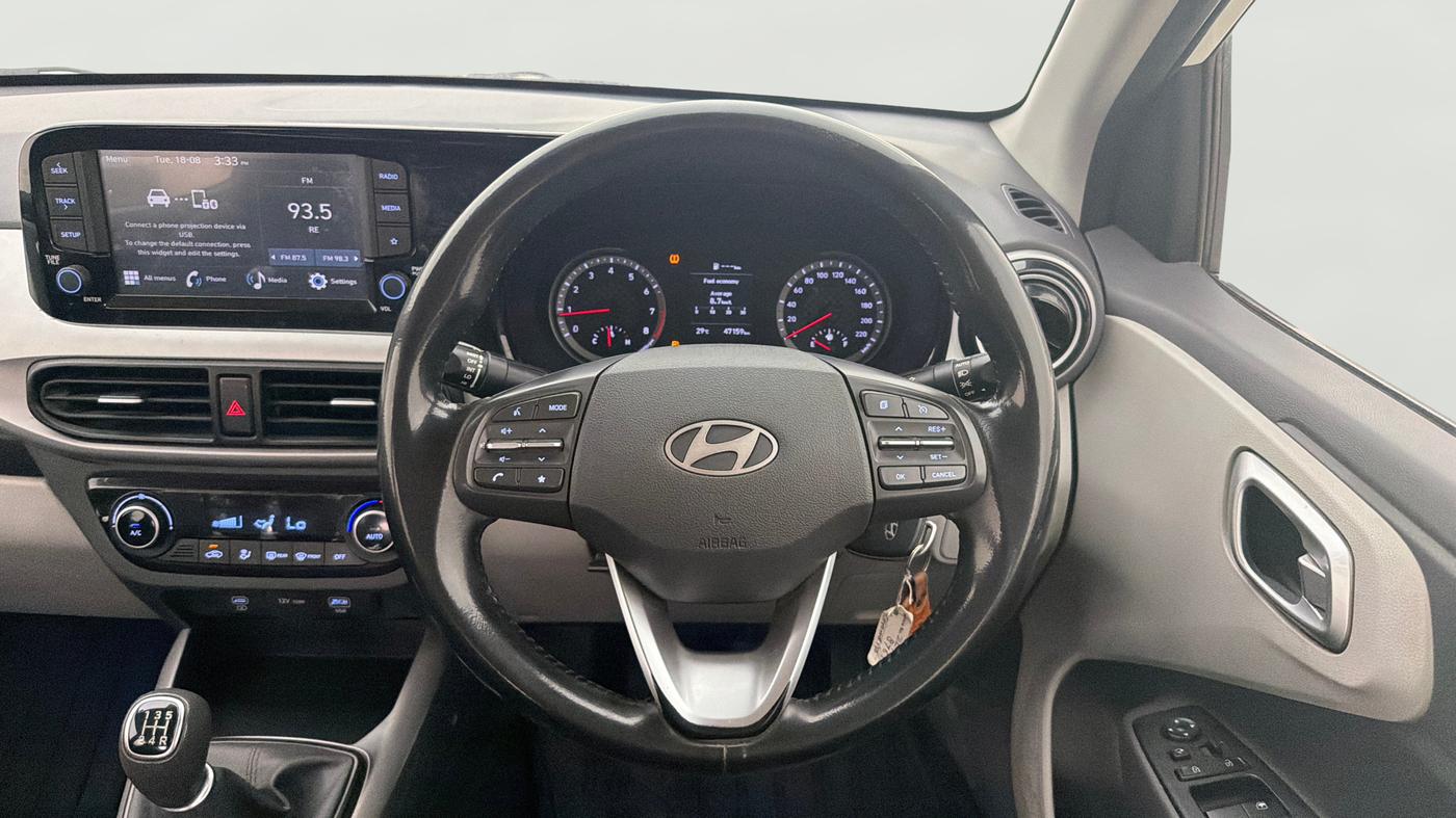 2023 Hyundai GRAND I10 NIOS SPORTZ 1.2 KAPPA VTVT, Petrol, Manual, 47,122 km, Steering Wheel Close Up