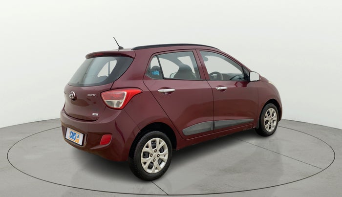 2014 Hyundai Grand i10 SPORTZ 1.2 KAPPA VTVT, Petrol, Manual, 65,360 km, Right Back Diagonal