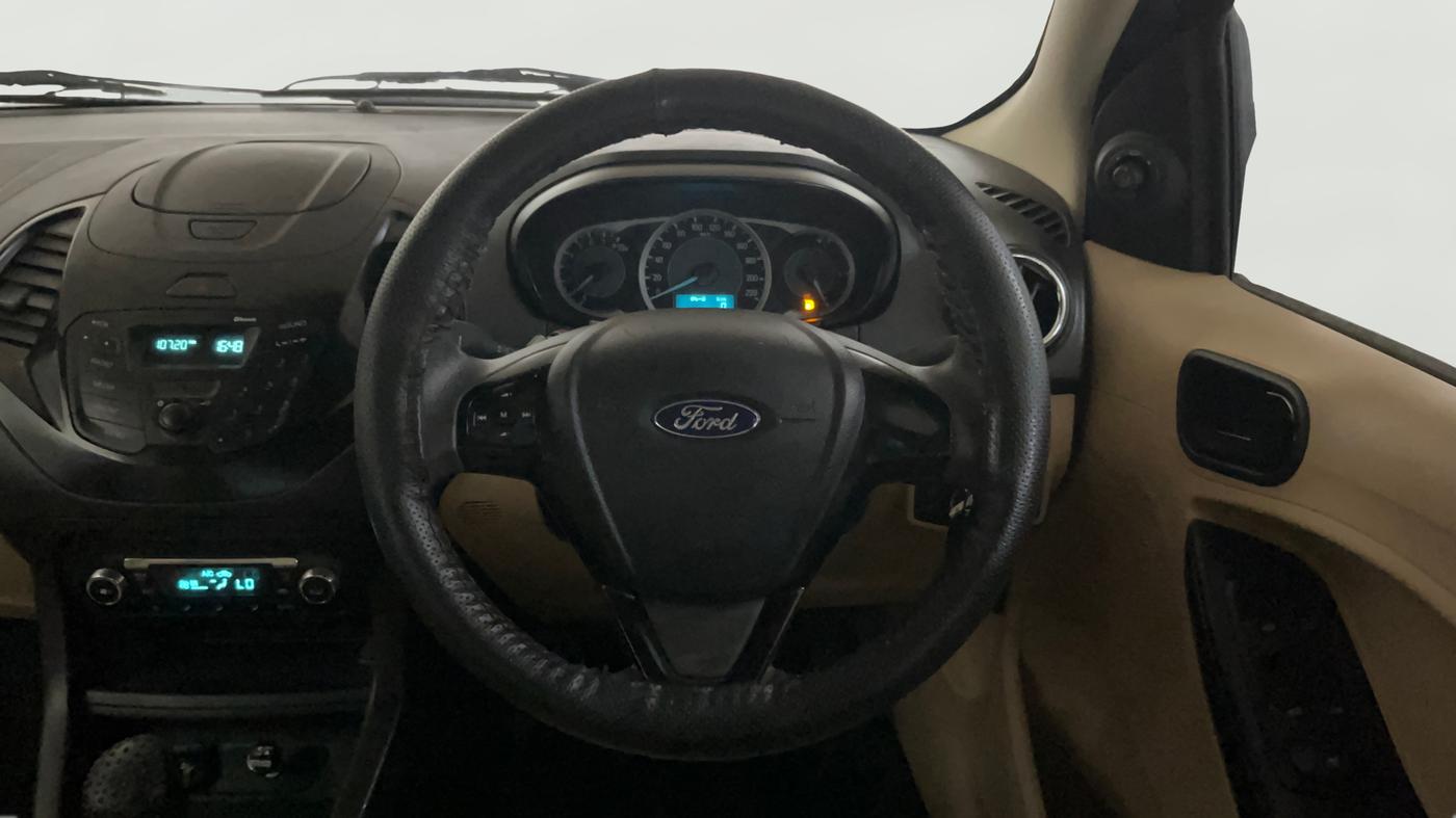 2017 Ford Figo Aspire TITANIUM 1.2 PETROL, Petrol, Manual, 27,831 km, Steering Wheel Close Up