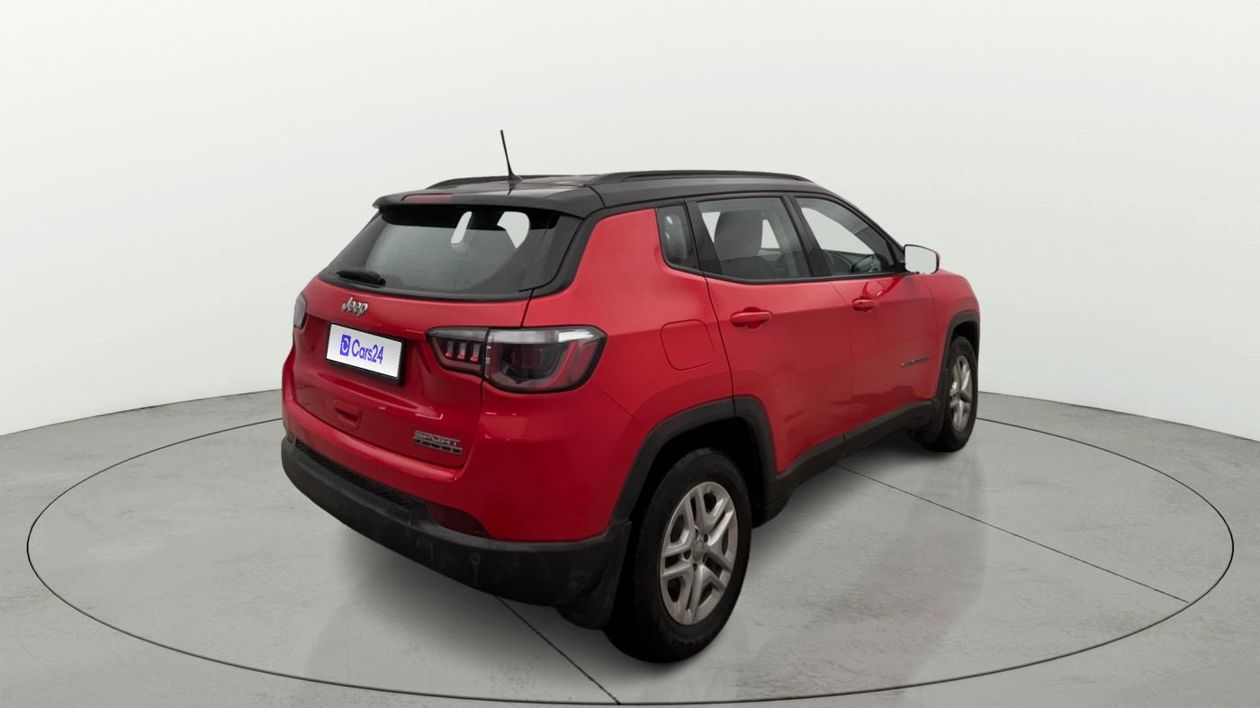 2019 Jeep Compass SPORT PLUS 2.0 DIESEL, Diesel, Manual, 67,992 km, Right Back Diagonal