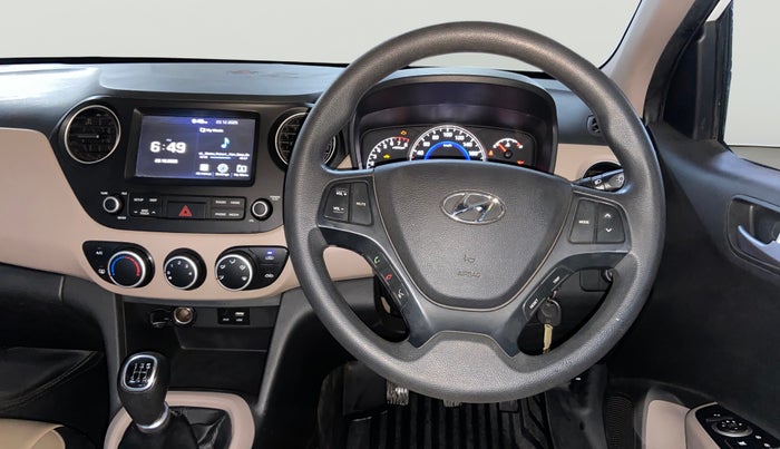 2018 Hyundai Grand i10 SPORTZ 1.2 KAPPA VTVT, CNG, Manual, 44,362 km, Steering Wheel Close Up