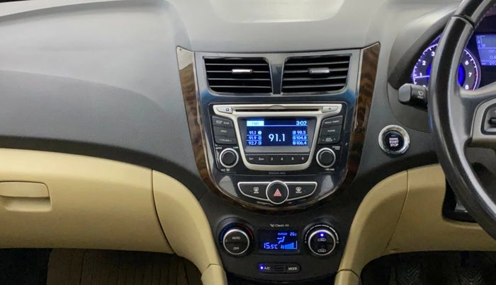 2015 Hyundai Verna FLUIDIC 4S 1.6 VTVT SX, Petrol, Manual, 29,260 km, Air Conditioner