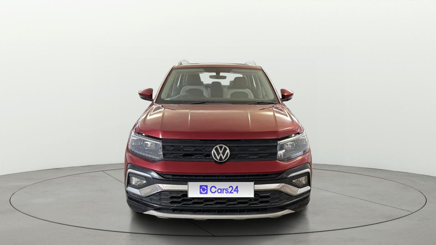 2022 Volkswagen TAIGUN TOPLINE 1.0 TSI AT, Petrol, Automatic, 43,980 km, Front