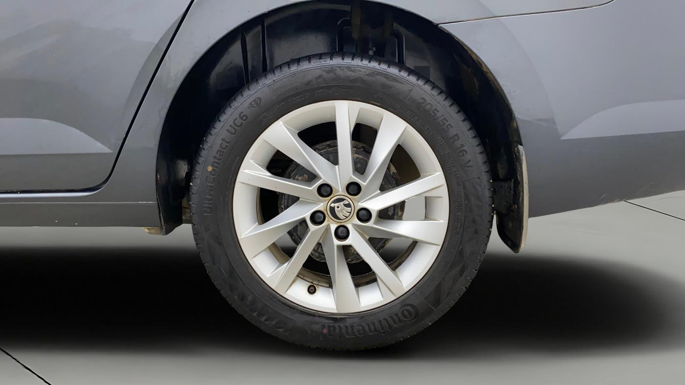 2022 Skoda SLAVIA AMBITION 1.0L TSI AT, Petrol, Automatic, 40,074 km, Left Rear Wheel