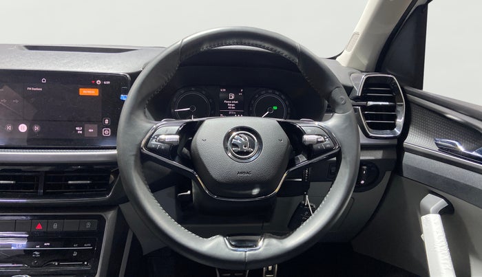 2025 Skoda KUSHAQ Sportline 1.0L TSI AT, Petrol, Automatic, 6,830 km, Steering Wheel Close Up