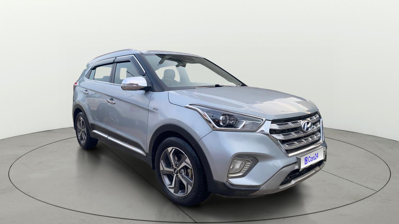 2019 Hyundai Creta SX AT 1.6 PETROL, Petrol, Automatic, 79,705 km, Right Front Diagonal