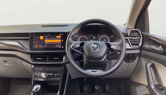 2022 Skoda KUSHAQ STYLE 1.0L TSI MT, Petrol, Manual, 71,865 km, Steering Wheel Close Up