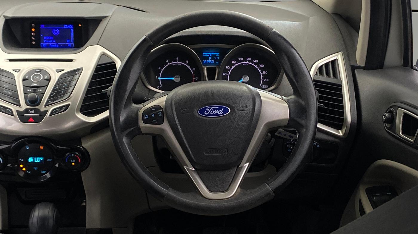 2014 Ford Ecosport TITANIUM 1.5L PETROL AT, Petrol, Automatic, 83,947 km, Steering Wheel Close Up