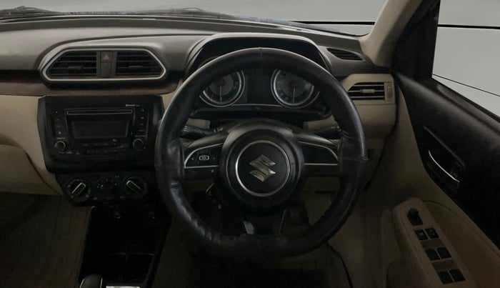 2017 Maruti Dzire VXI AMT, Petrol, Automatic, 30,924 km, Steering Wheel Close Up