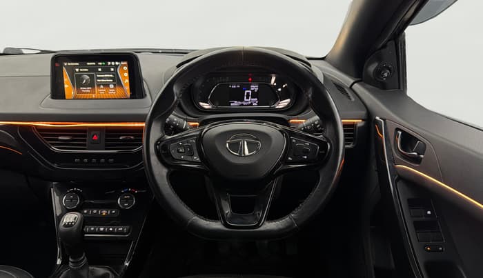 2022 Tata NEXON XZ PLUS (PREMIUM) DIESEL DARK EDITION, Diesel, Manual, 68,579 km, Steering Wheel Close Up