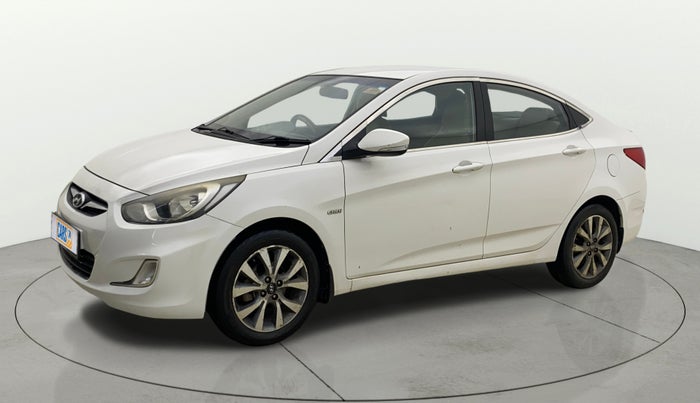 2014 Hyundai Verna FLUIDIC 1.6 CRDI SX AT, Diesel, Automatic, 68,737 km, Left Front Diagonal
