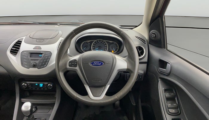 2016 Ford New Figo TITANIUM 1.2 PETROL MT, Petrol, Manual, 28,837 km, Steering Wheel Close Up