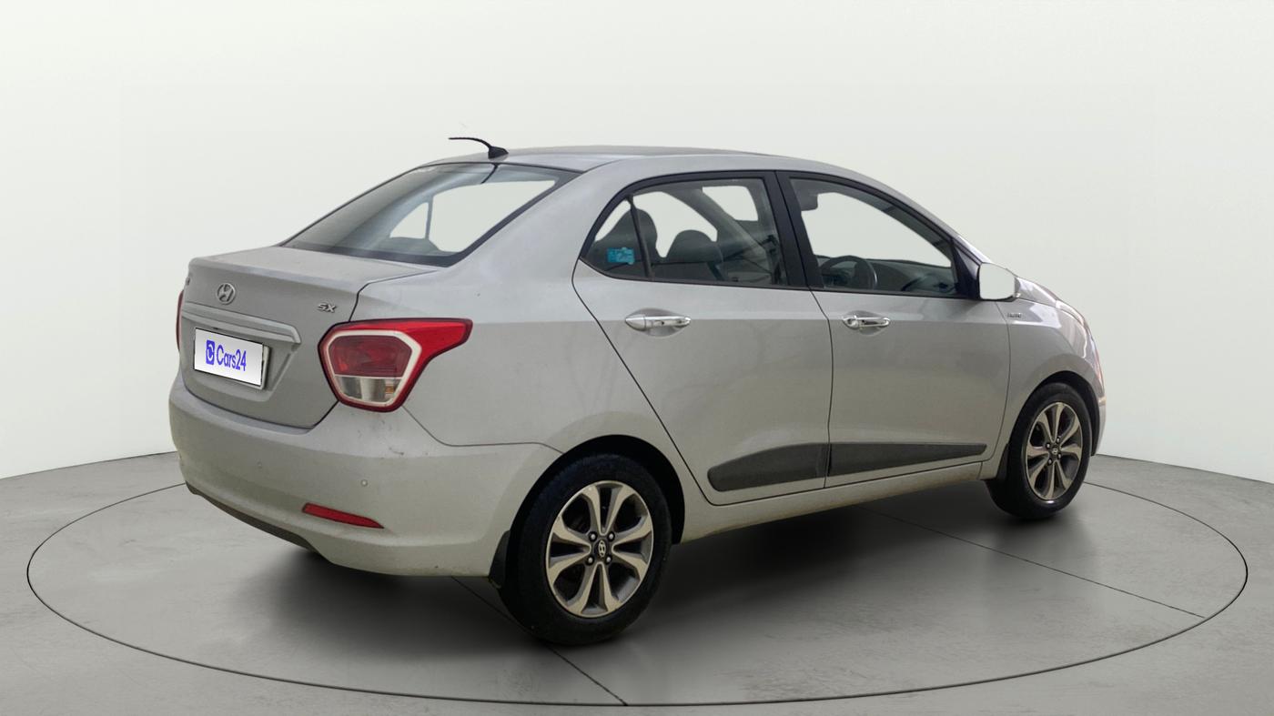 2015 Hyundai Xcent SX AT 1.2 (O), Petrol, Automatic, 19,691 km, Right Back Diagonal