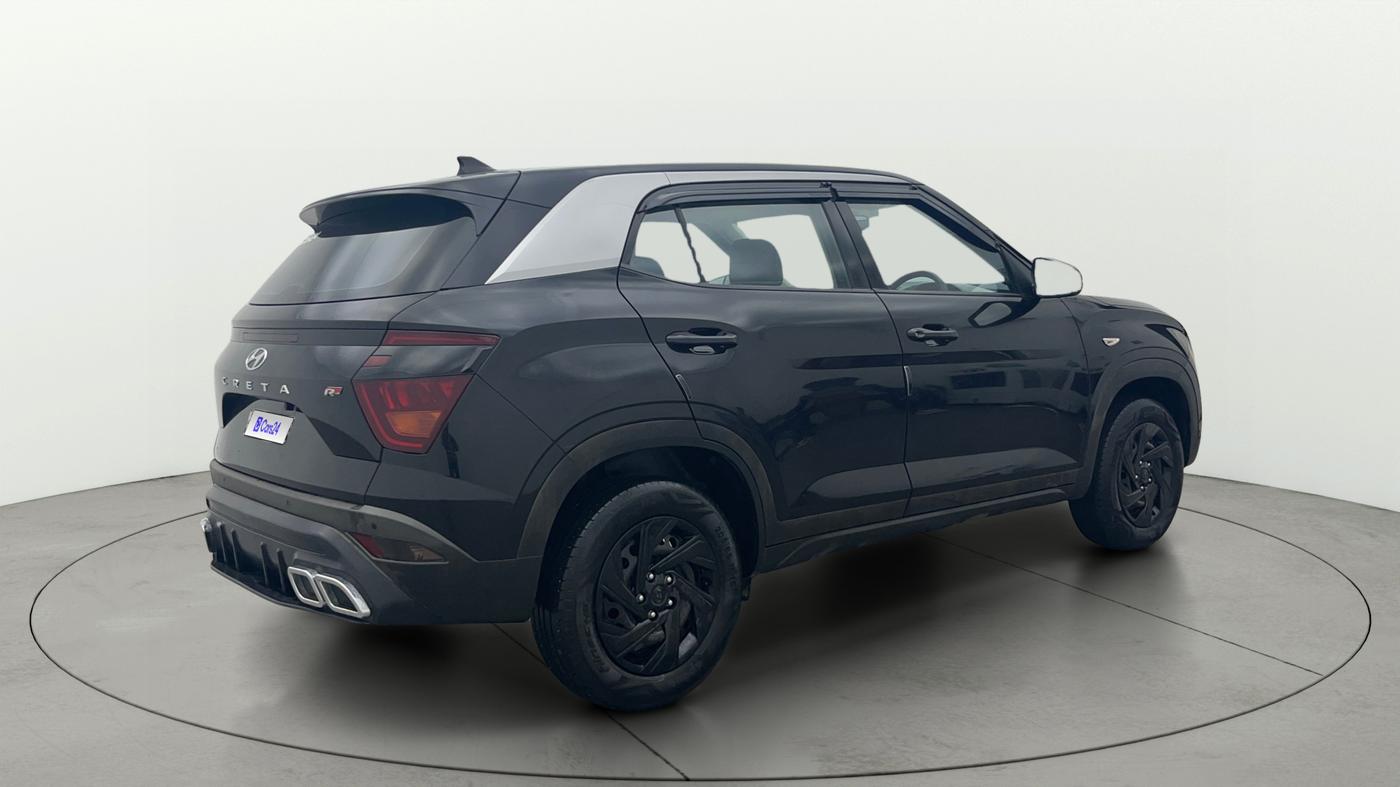 2022 Hyundai Creta E 1.5 PETROL, Petrol, Manual, 32,317 km, Right Back Diagonal