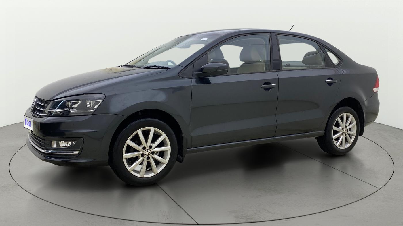 2017 Volkswagen Vento HIGHLINE PLUS 1.2 AT 16 ALLOY, Petrol, Automatic, 75,479 km, Left Front Diagonal