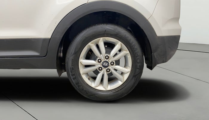 2017 Hyundai Creta SX PLUS 1.6 PETROL, Petrol, Manual, 1,15,309 km, Left Rear Wheel