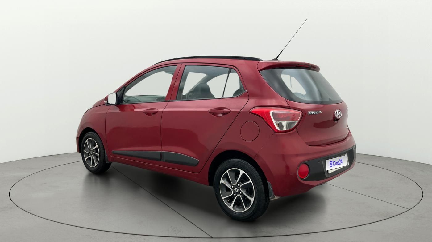 2017 Hyundai Grand i10 SPORTZ AT 1.2 KAPPA VTVT, Petrol, Automatic, 42,812 km, Left Back Diagonal
