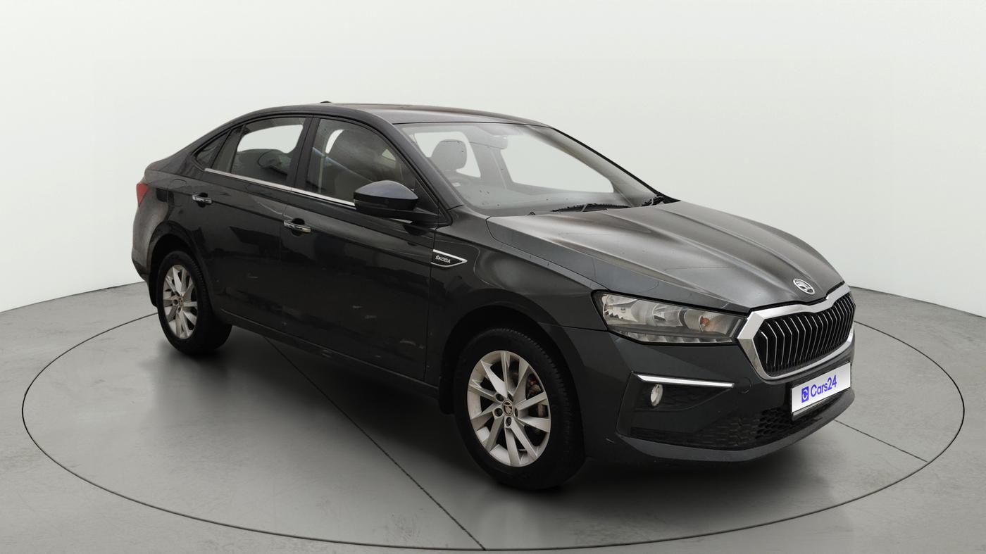 2022 Skoda SLAVIA AMBITION 1.0L TSI AT, Petrol, Automatic, 53,401 km, Right Front Diagonal