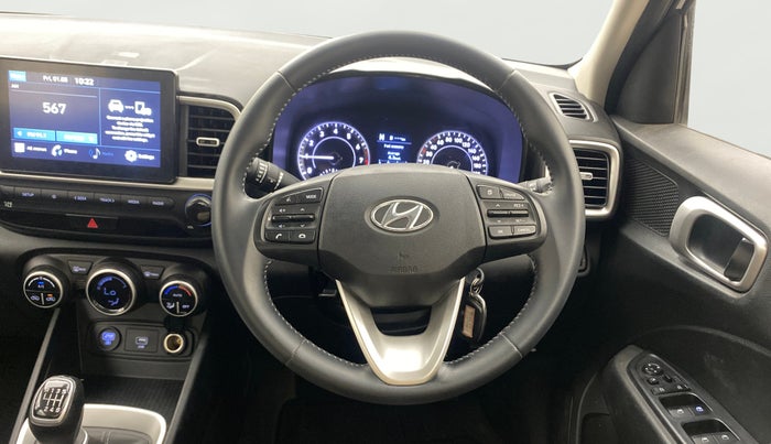 2020 Hyundai VENUE SX 1.0 TURBO IMT, Petrol, Manual, 30,277 km, Steering Wheel Close Up