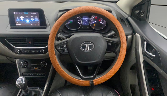 2019 Tata NEXON XZ PLUS PETROL, Petrol, Manual, 1,02,412 km, Steering Wheel Close Up