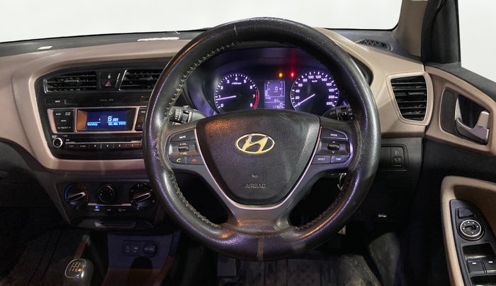 2017 Hyundai Elite i20 SPORTZ 1.2, Petrol, Manual, 1,17,819 km, Steering Wheel Close Up