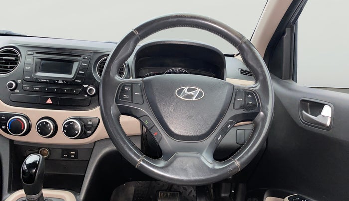 2016 Hyundai Grand i10 ASTA AT 1.2 KAPPA VTVT, Petrol, Automatic, 78,377 km, Steering Wheel Close Up