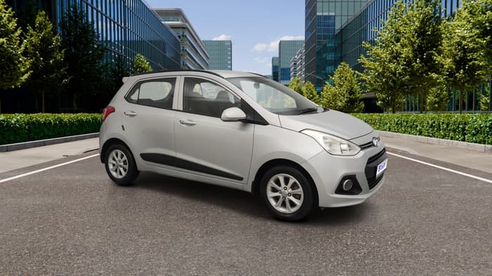 2014 Hyundai Grand i10 ASTA AT 1.2 KAPPA VTVT, Petrol, Automatic, 46,220 km, Right Front Diagonal