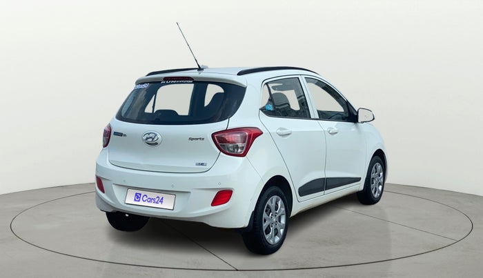 2016 Hyundai Grand i10 SPORTZ 1.2 KAPPA VTVT, Petrol, Manual, 51,857 km, Right Back Diagonal