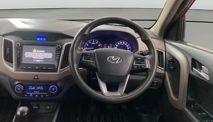 2016 Hyundai Creta SX PLUS 1.6 PETROL, Petrol, Manual, 1,32,115 km, Steering Wheel Close Up