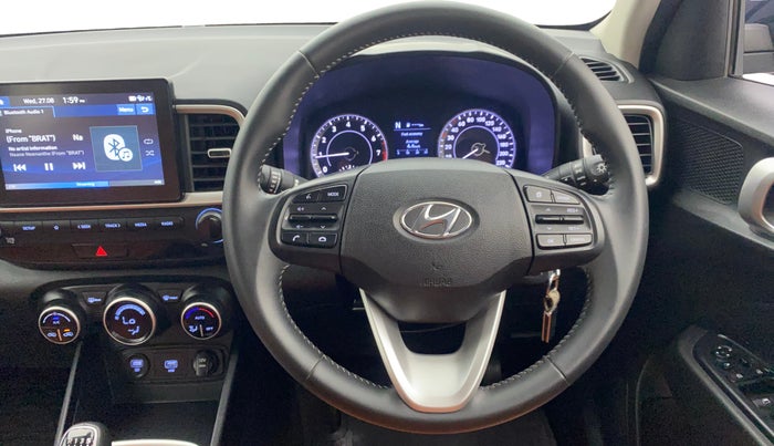 2020 Hyundai VENUE SX 1.0 TURBO IMT, Petrol, Manual, 33,535 km, Steering Wheel Close Up