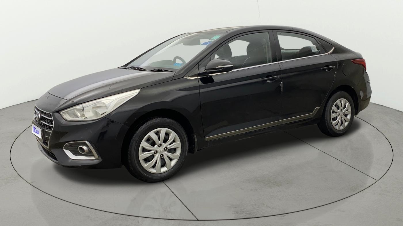 2019 Hyundai Verna 1.4 EX PETROL, Petrol, Manual, 73,775 km, Left Front Diagonal