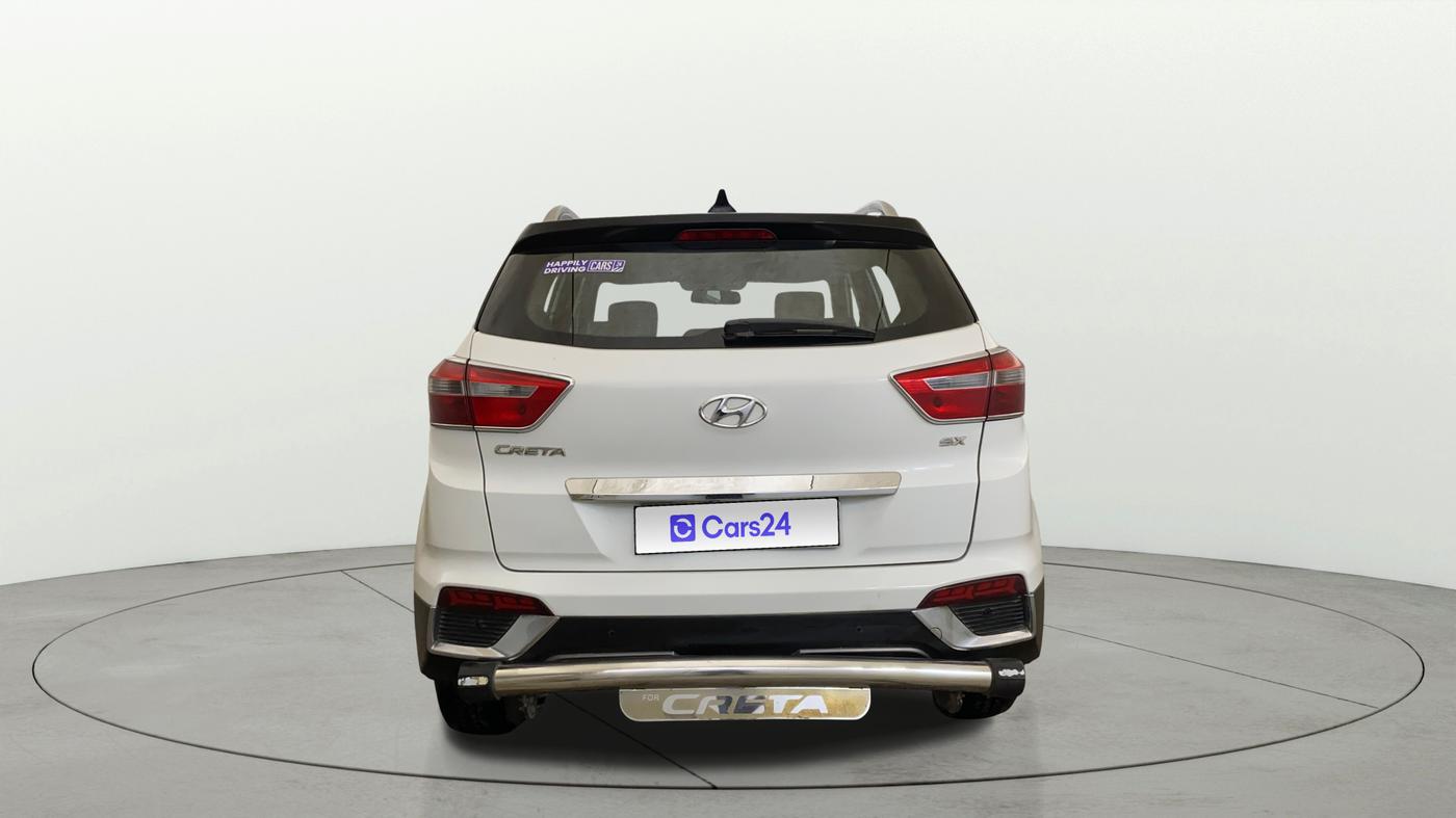 2017 Hyundai Creta SX PLUS 1.6 PETROL SPECIAL EDITION, Petrol, Manual, 1,15,075 km, Back/Rear
