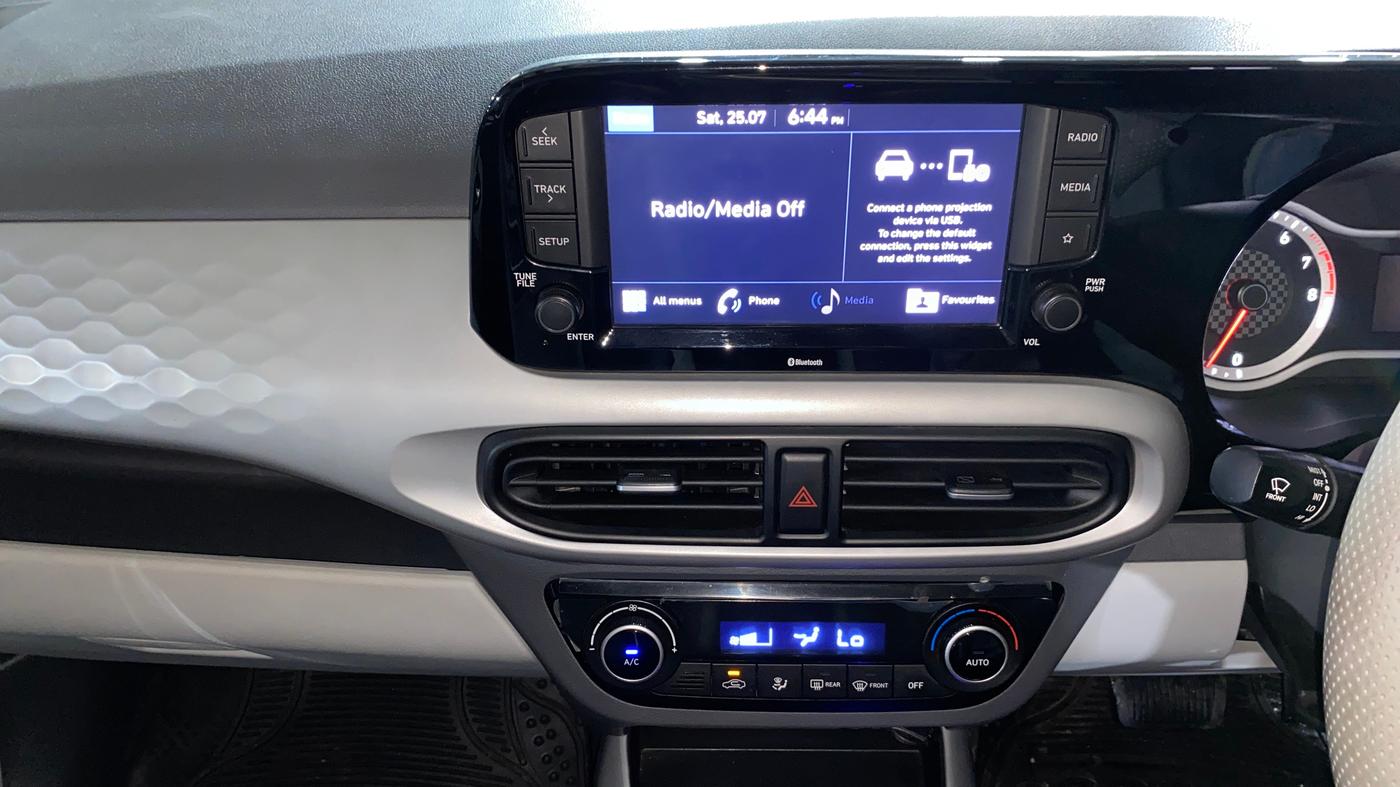 2021 Hyundai GRAND I10 NIOS SPORTZ AMT 1.2 KAPPA VTVT, Petrol, Automatic, 15,669 km, Air Conditioner