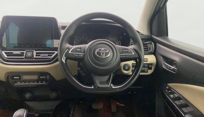 2024 Toyota Glanza V AMT, Petrol, Automatic, 2,017 km, Steering Wheel Close Up