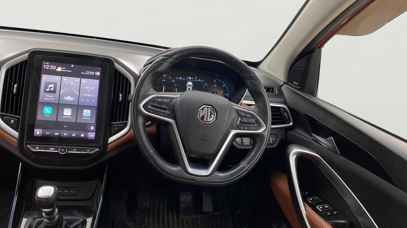 2020 MG HECTOR PLUS SHARP 1.5 PETROL TURBO HYBRID MT 6-STR, Petrol, Manual, 56,803 km, Steering Wheel Close Up