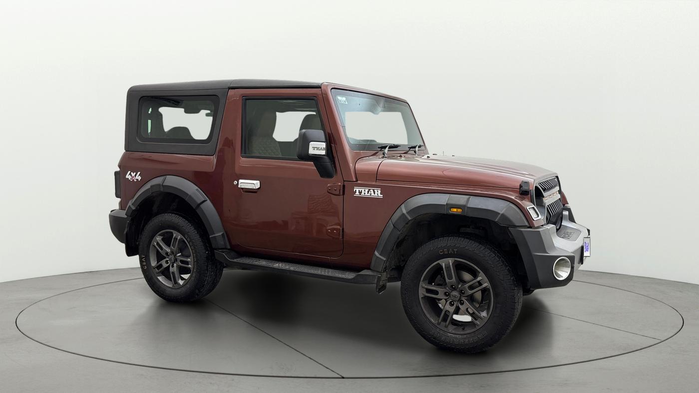 2021 Mahindra Thar LX PETROL HT 4WD AT, Petrol, Automatic, 49,050 km, Right Front Diagonal